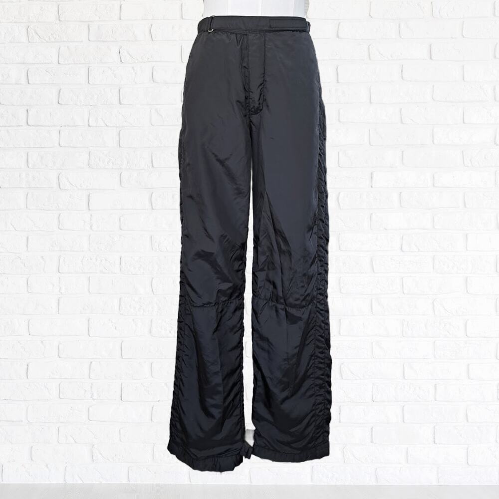 Vintage RALPH Lauren Nylon Technical Pants XS Black Y2K Gorpcore Utility Chalet